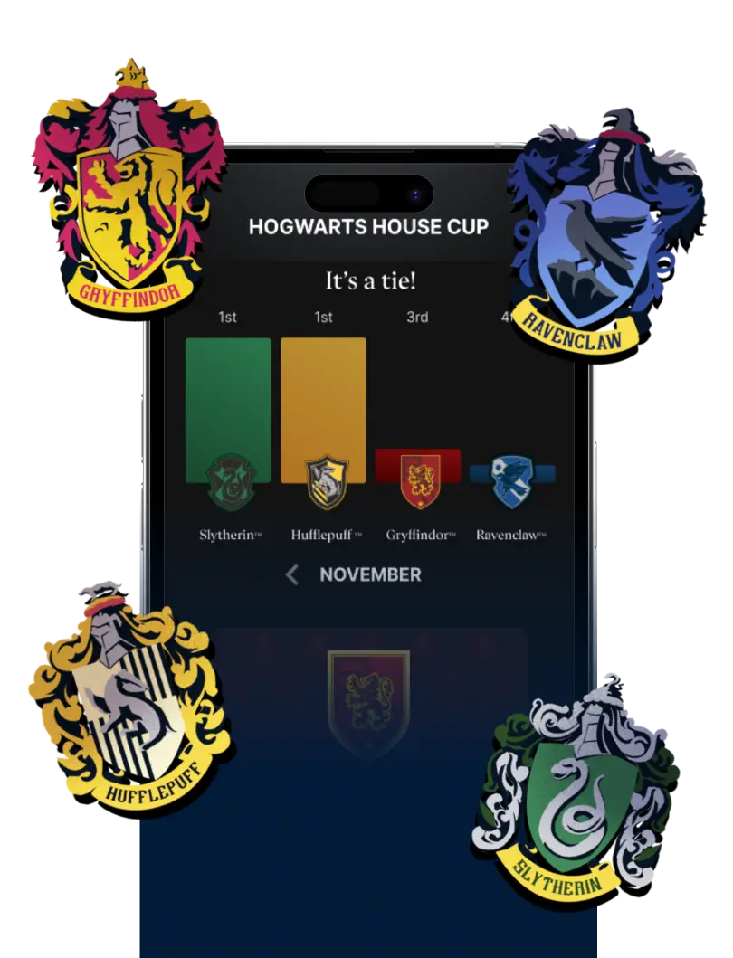 In App Hogwards House Cup
